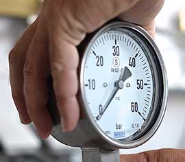 Manometro di pressione per gas